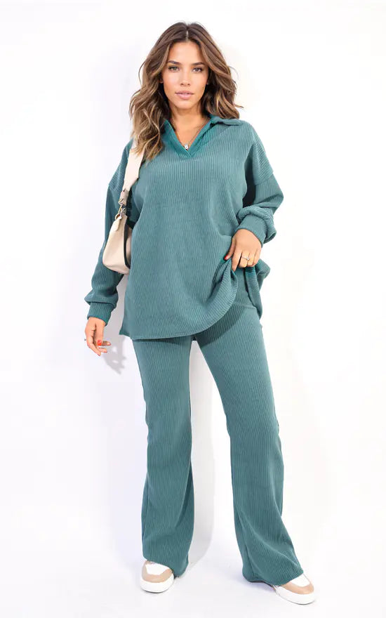 Licevo Collared Long Sleeve & Trouser