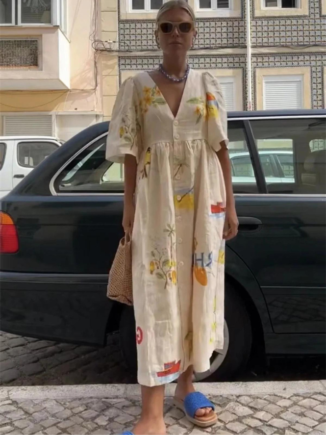 Lexy Printed Midi Dress