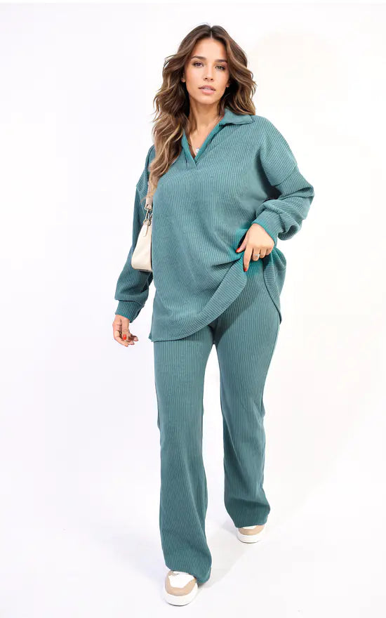 Licevo Collared Long Sleeve & Trouser