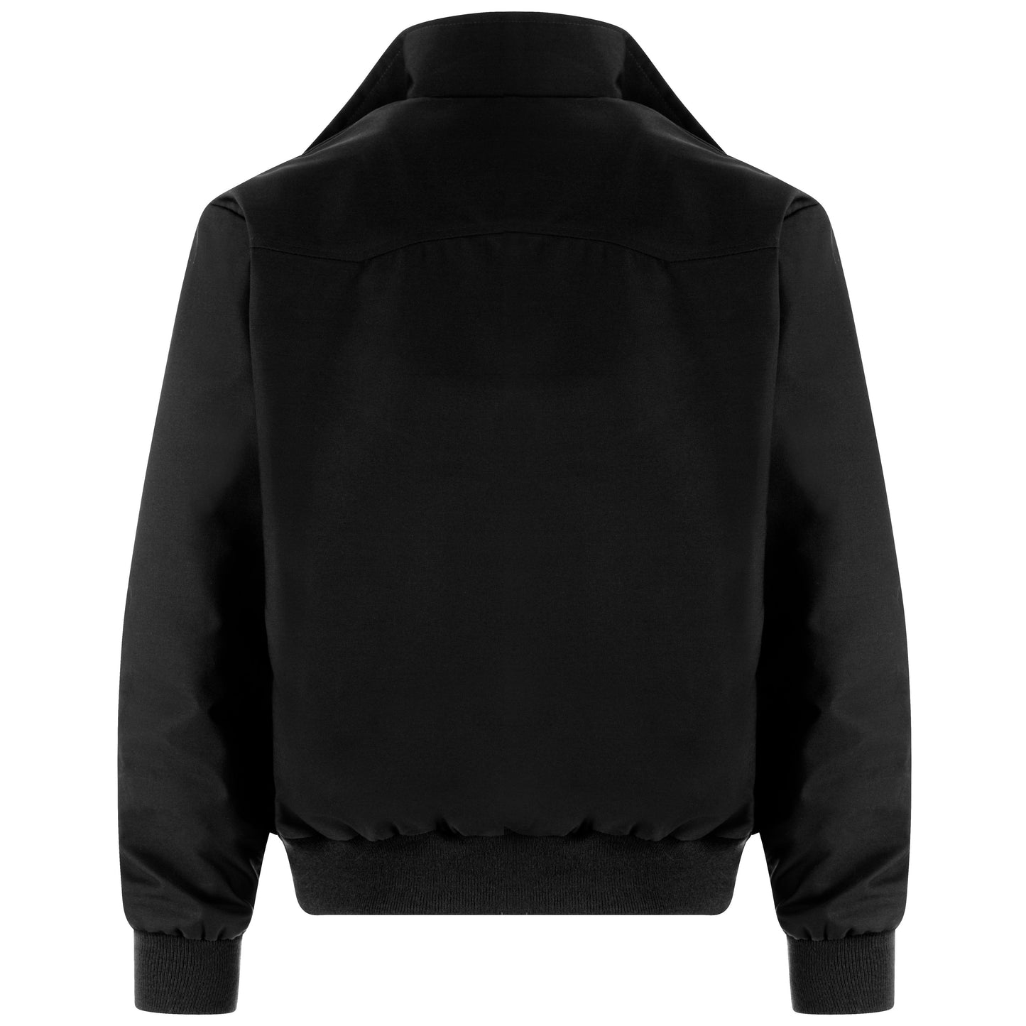 Mens Harrington Jacket with Black Lining - Black