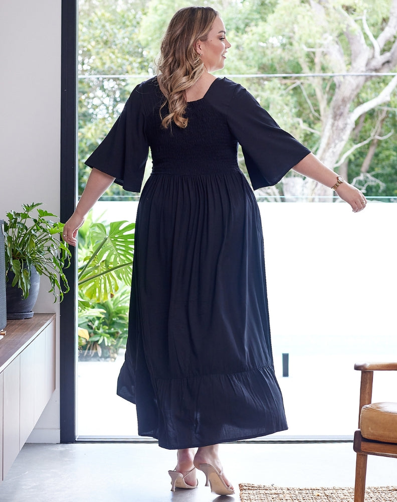 Estelle | Black Maxi Dress