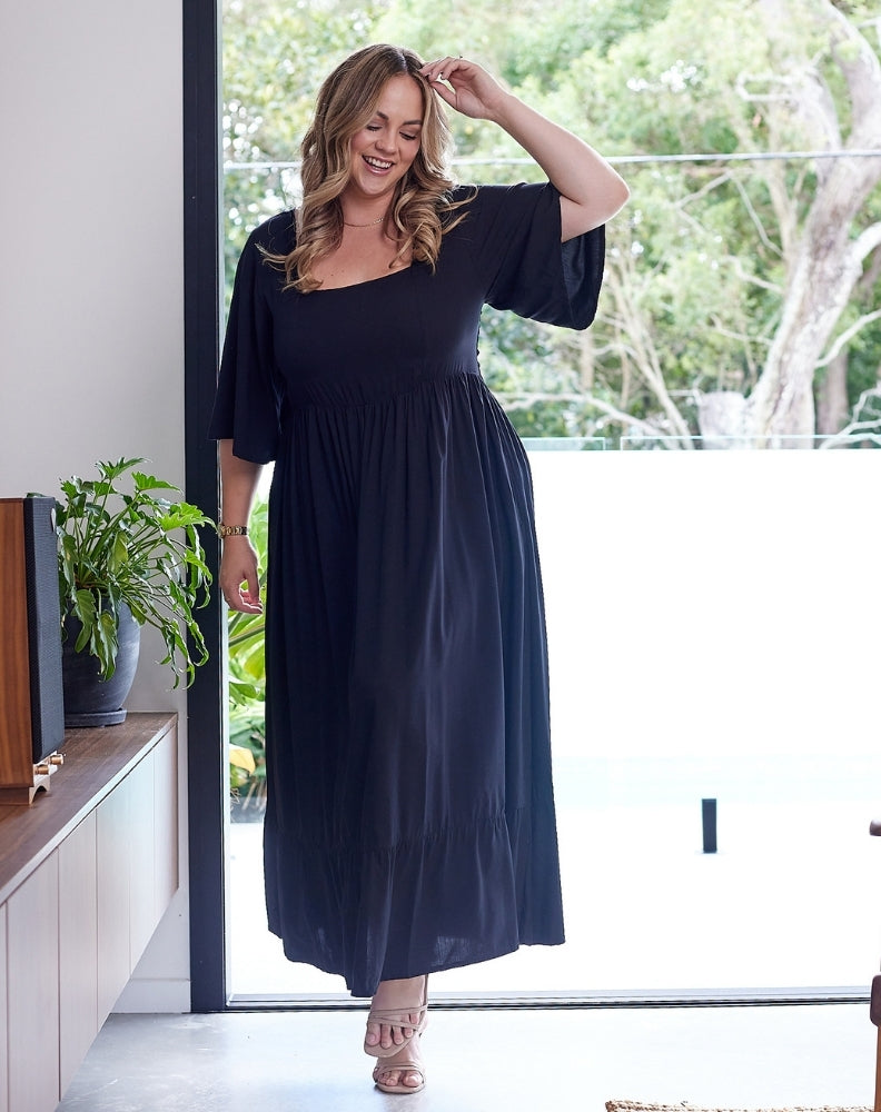 Estelle | Black Maxi Dress