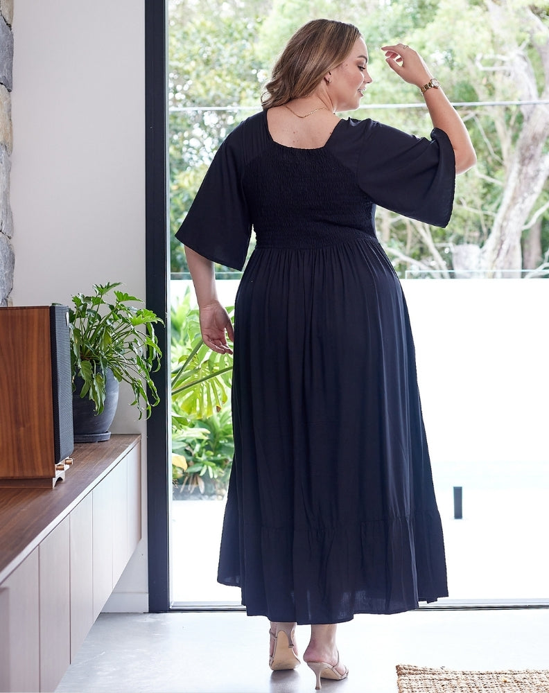 Estelle | Black Maxi Dress