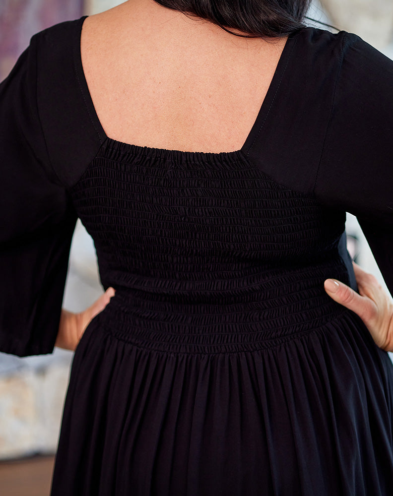 Estelle | Black Maxi Dress