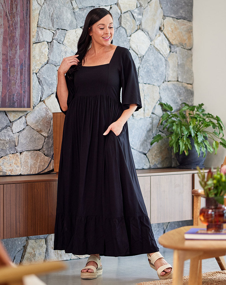 Estelle | Black Maxi Dress
