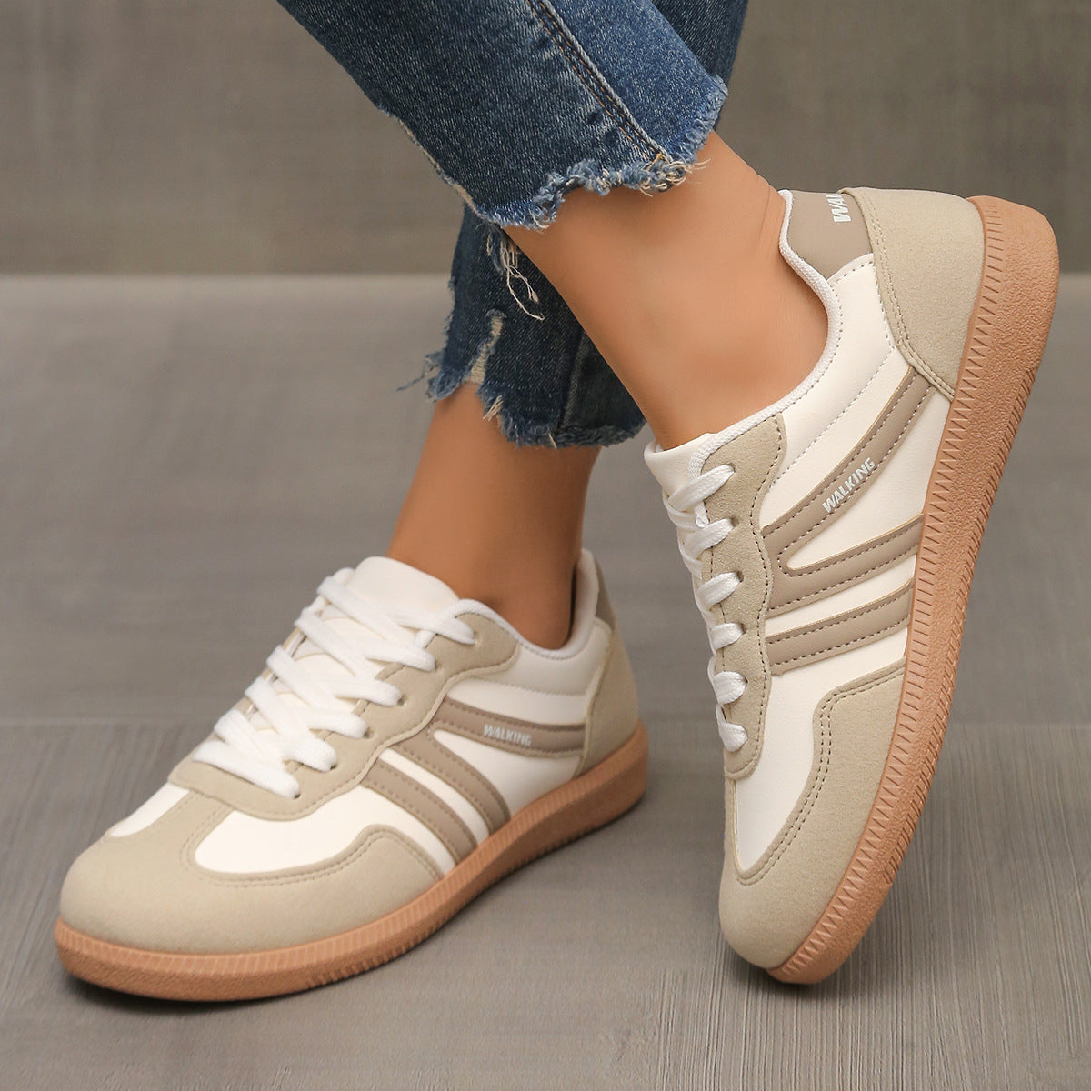 Licevo™ RetroStride Beige Cream Us