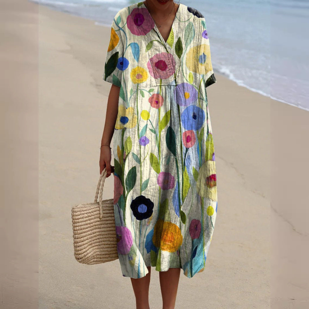 Adalita™ - Cheerful Floral Dress 1 + 1 FREE