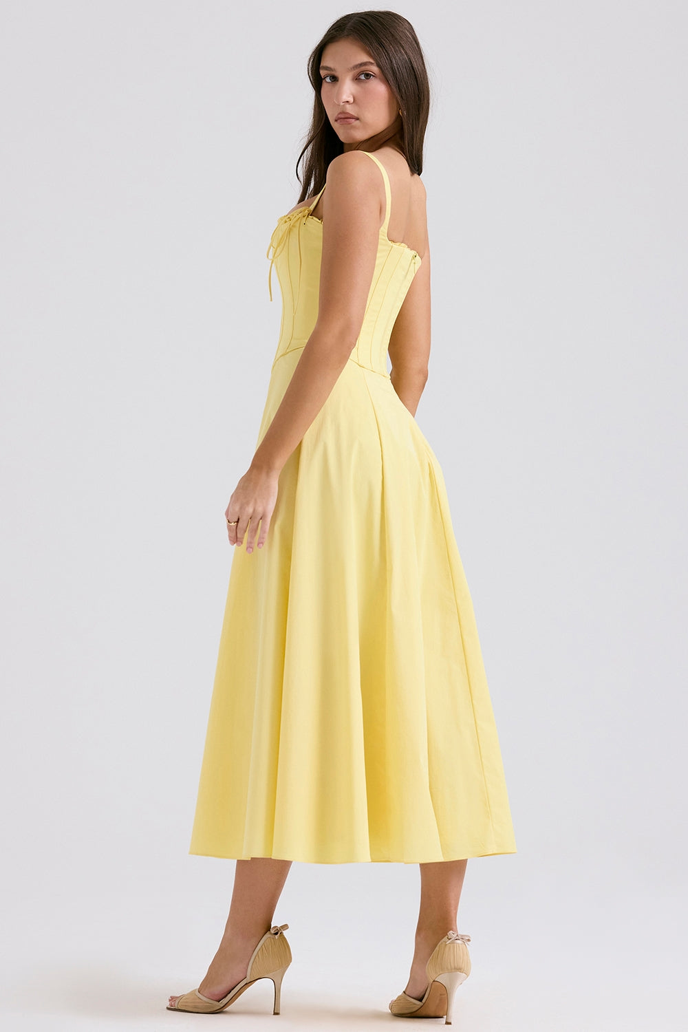 Lacework Slit Dress Set