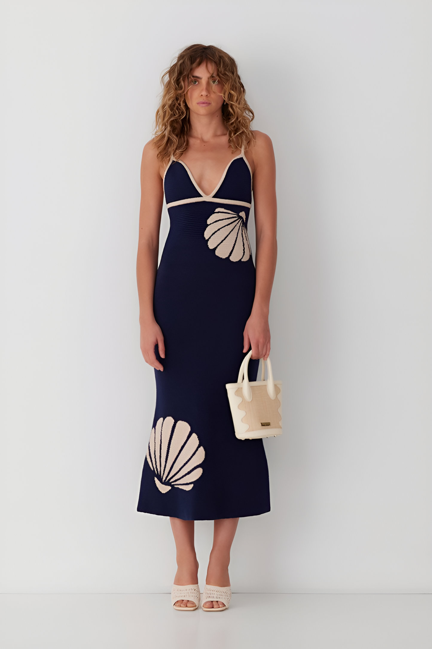 Seashell Elegance Maxi Dress