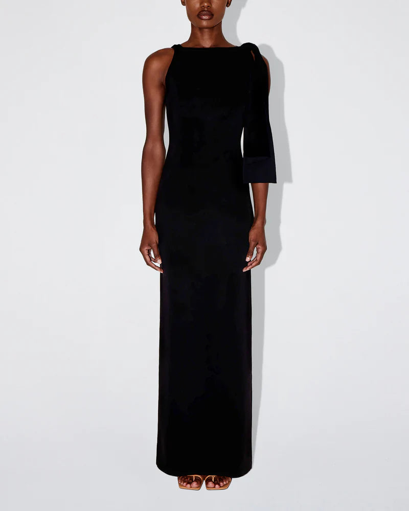Stretch Knotted Maxi Dress