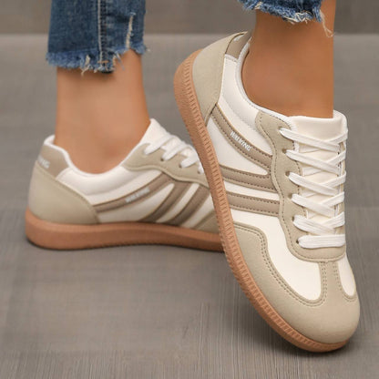 RetroStride™ Sneakers Beige Cream
