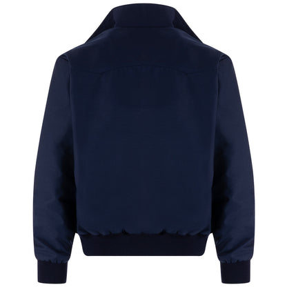 Mens Harrington Jacket with Black Lining - Navy