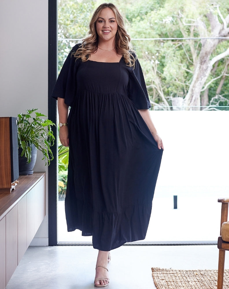 Estelle | Black Maxi Dress