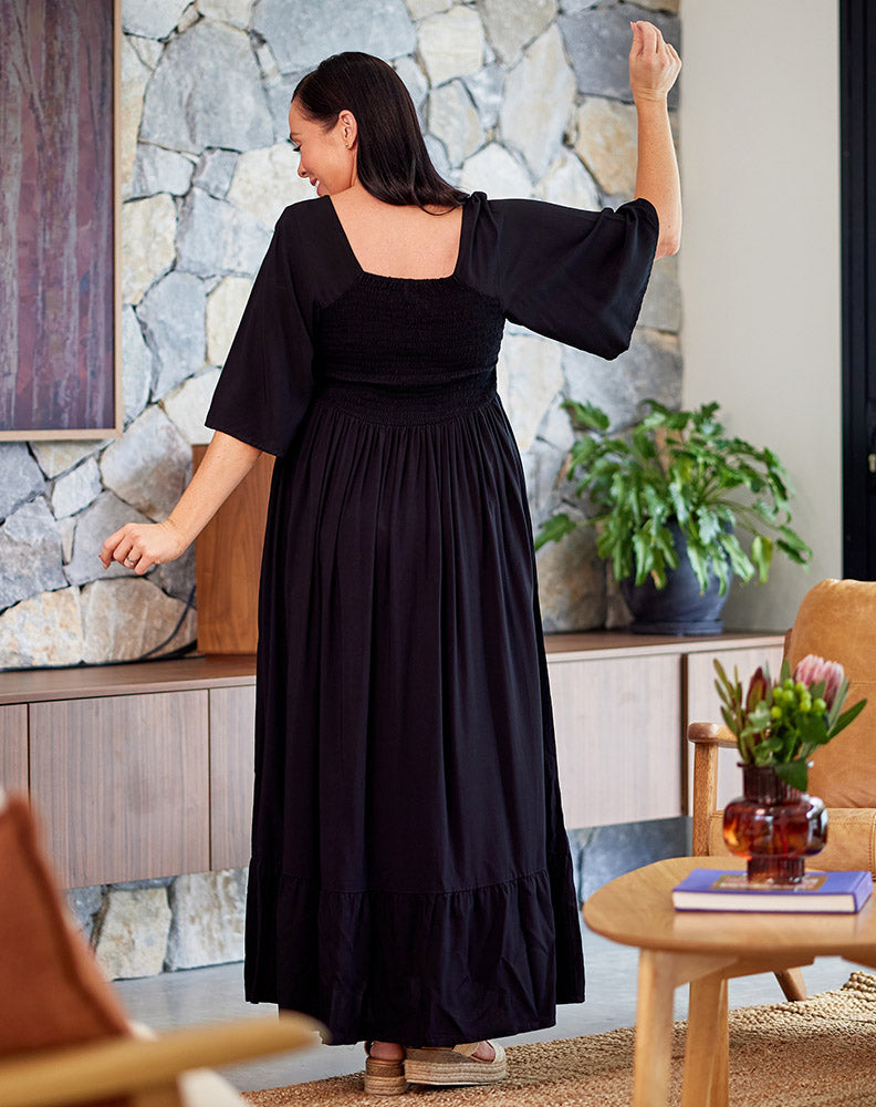 Estelle | Black Maxi Dress