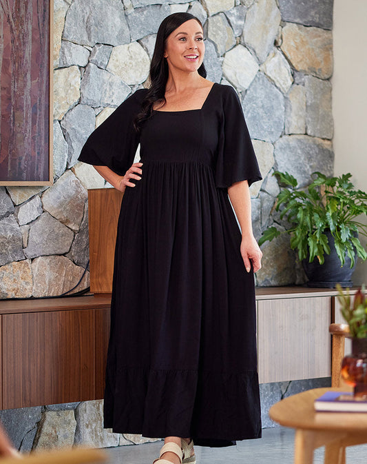 Estelle | Black Maxi Dress