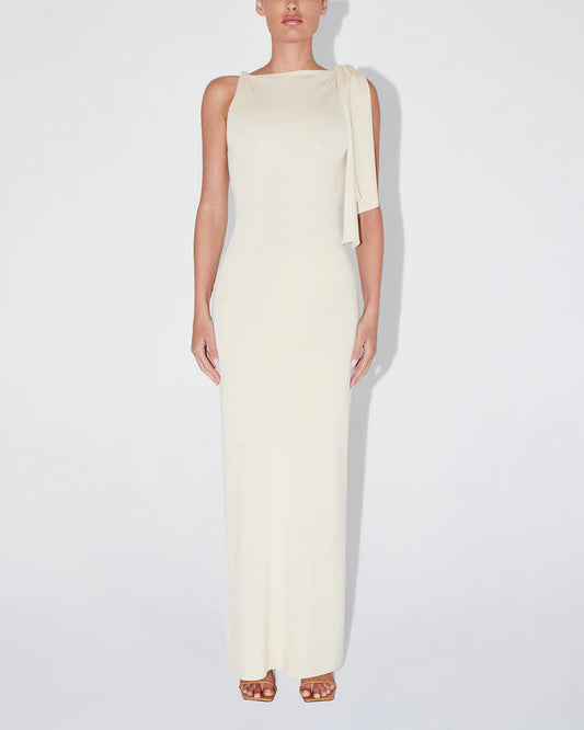 Stretch Knotted Maxi Dress