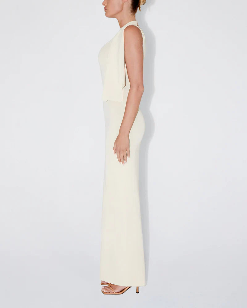 Stretch Knotted Maxi Dress