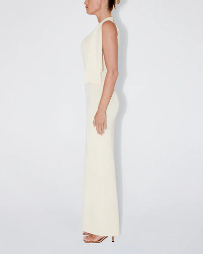 Stretch Knotted Maxi Dress