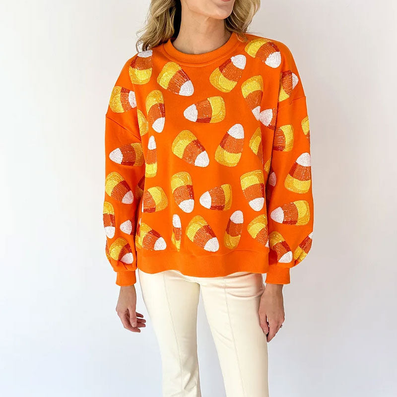 Orange Candy Corn Sweatshirt