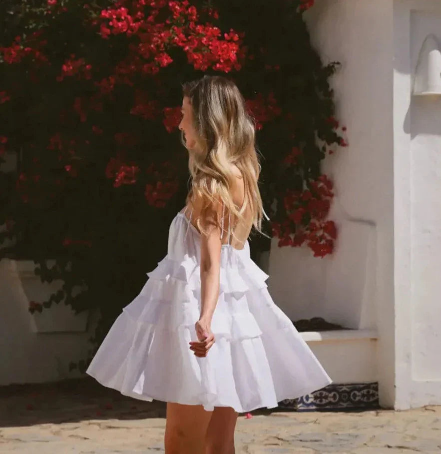 Sweet Fluffy Mini Dress