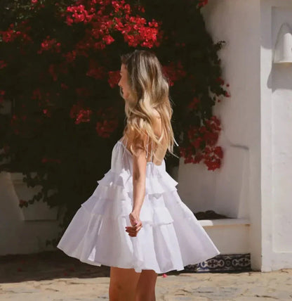 Sweet Fluffy Mini Dress