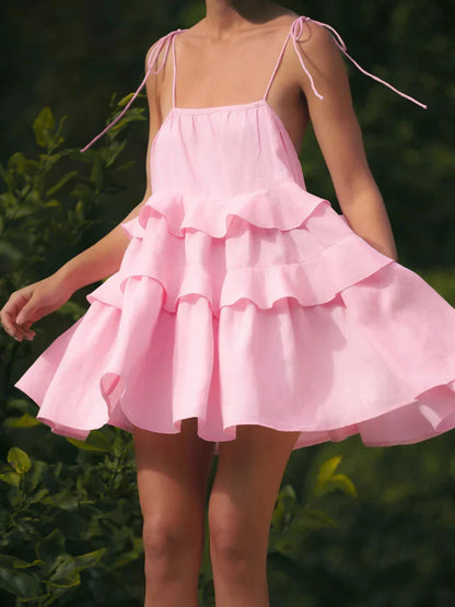Sweet Fluffy Mini Dress