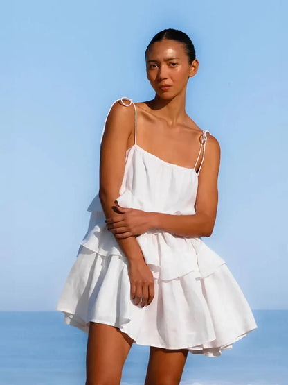 Sweet Fluffy Mini Dress