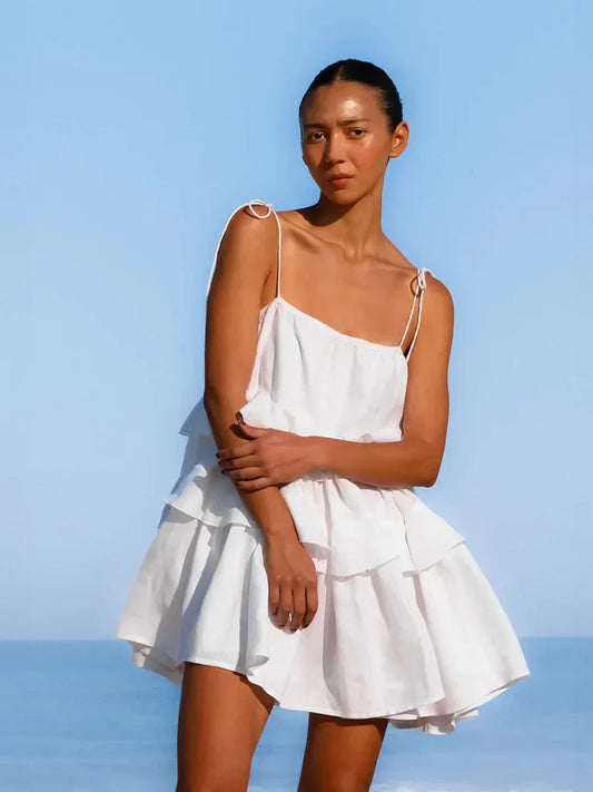 Sweet Fluffy Mini Dress