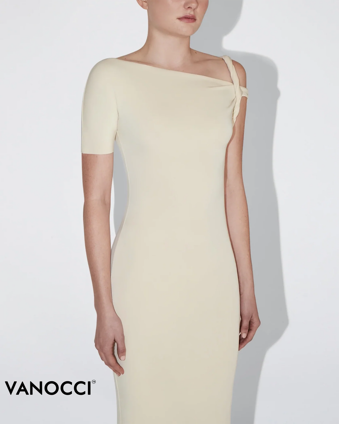 Stretch Twist Maxi Dress