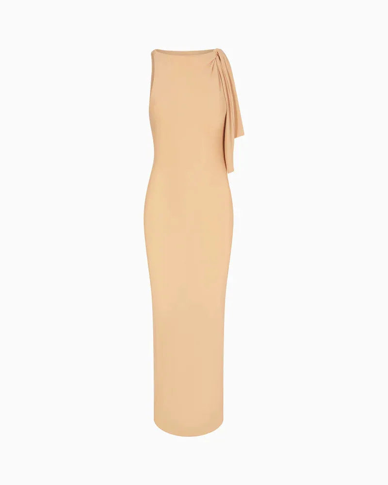 Stretch Knotted Maxi Dress