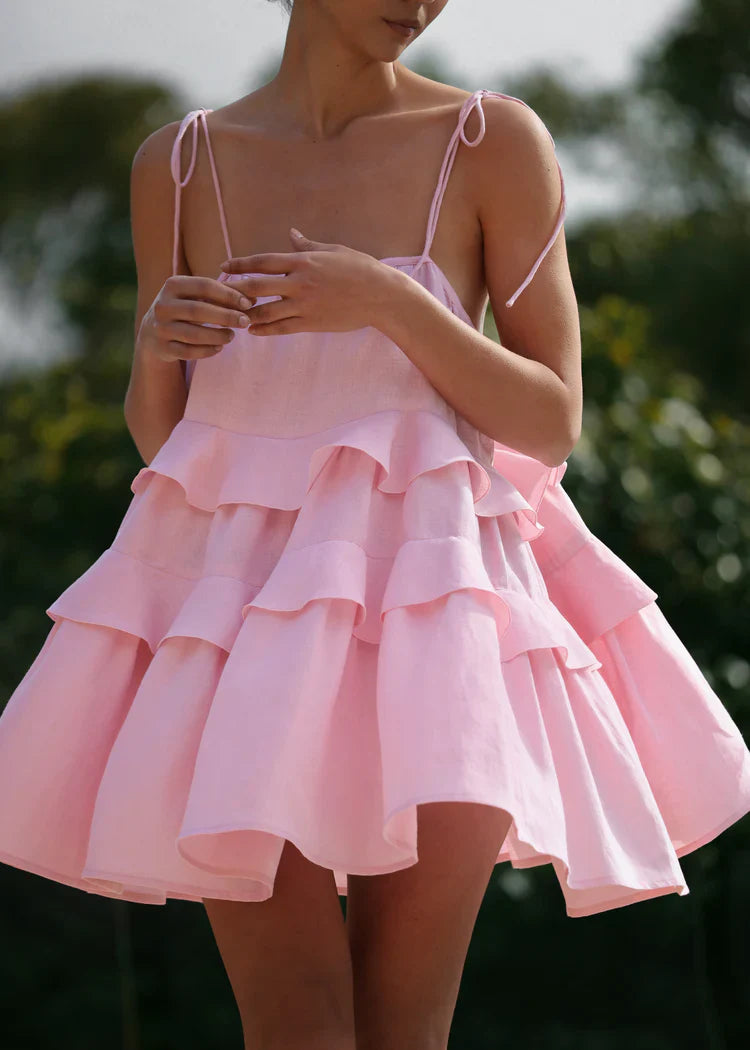 Sweet Fluffy Mini Dress