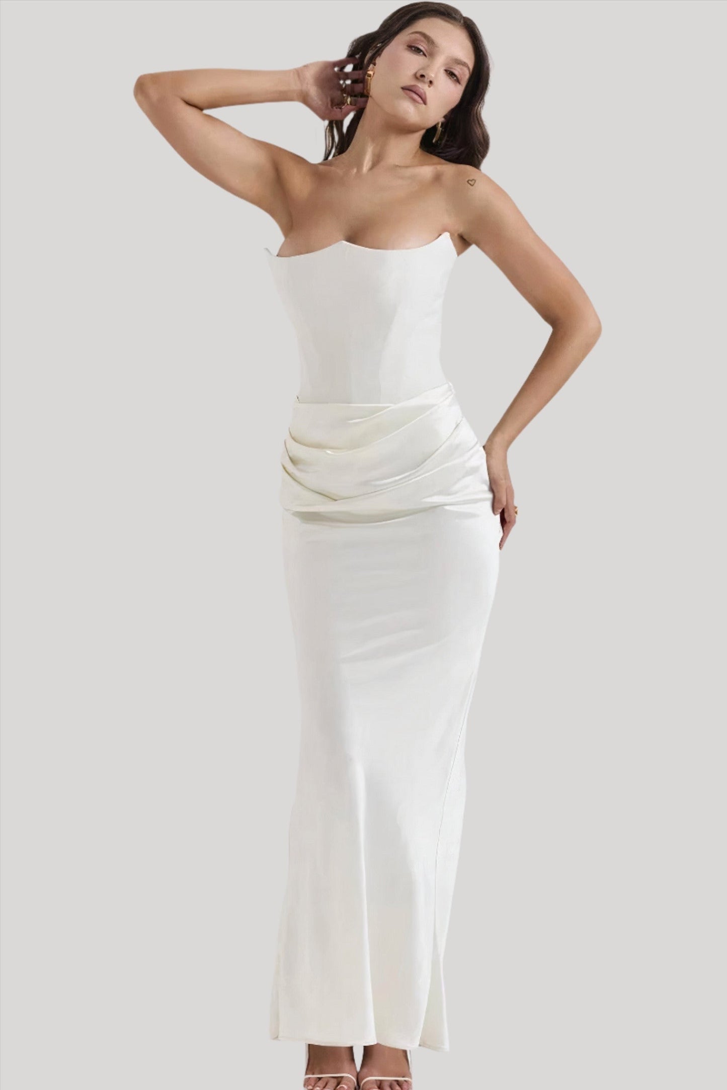 Strapless Elegant Maxi Dress