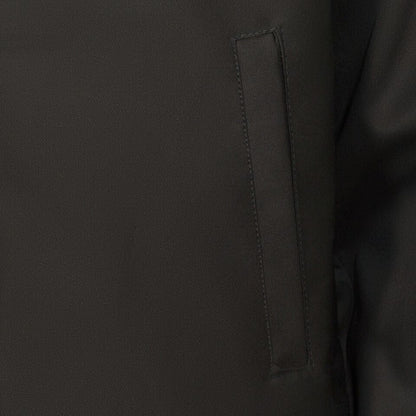 Mens Monkey Jacket with Tartan Lining - Black