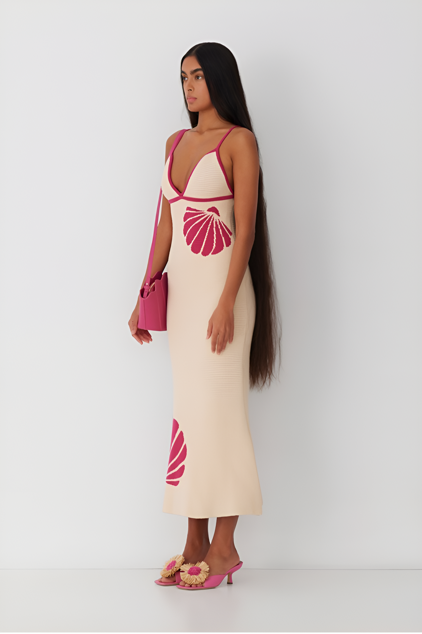 Seashell Elegance Maxi Dress