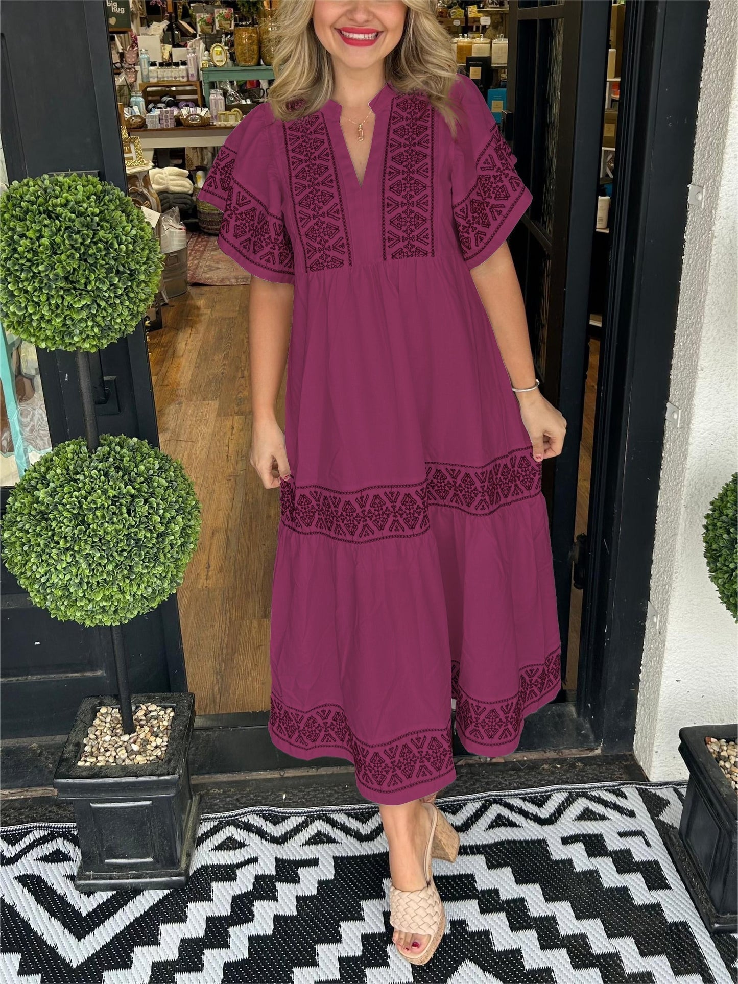 Boho Vibes Midi Dress