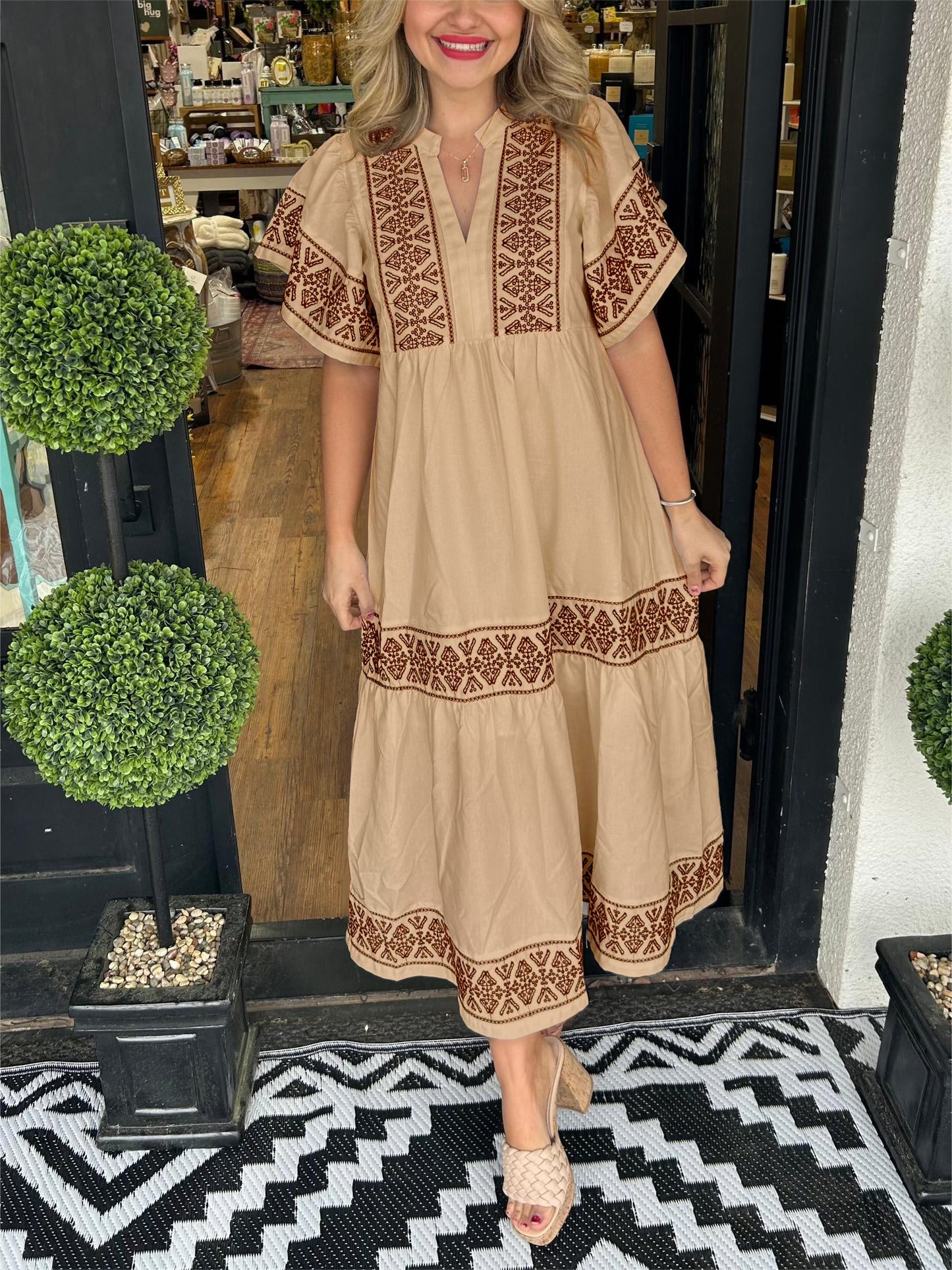 Boho Vibes Midi Dress
