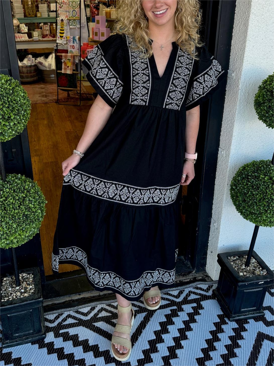 Boho Vibes Midi Dress