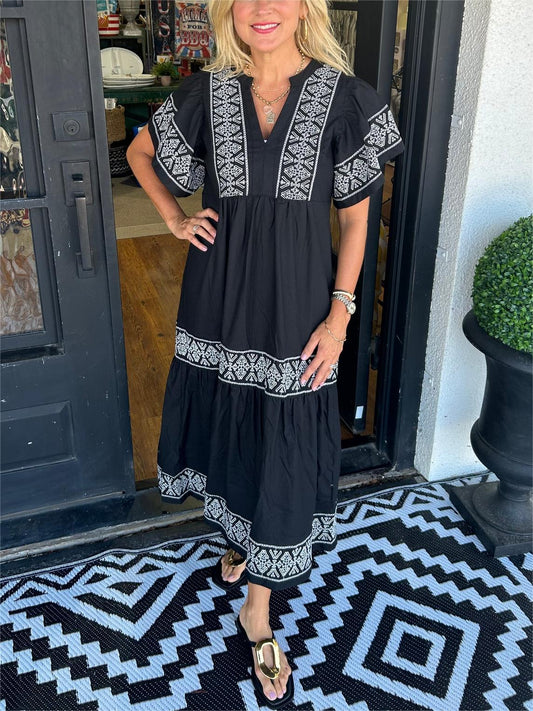 Boho Vibes Midi Dress