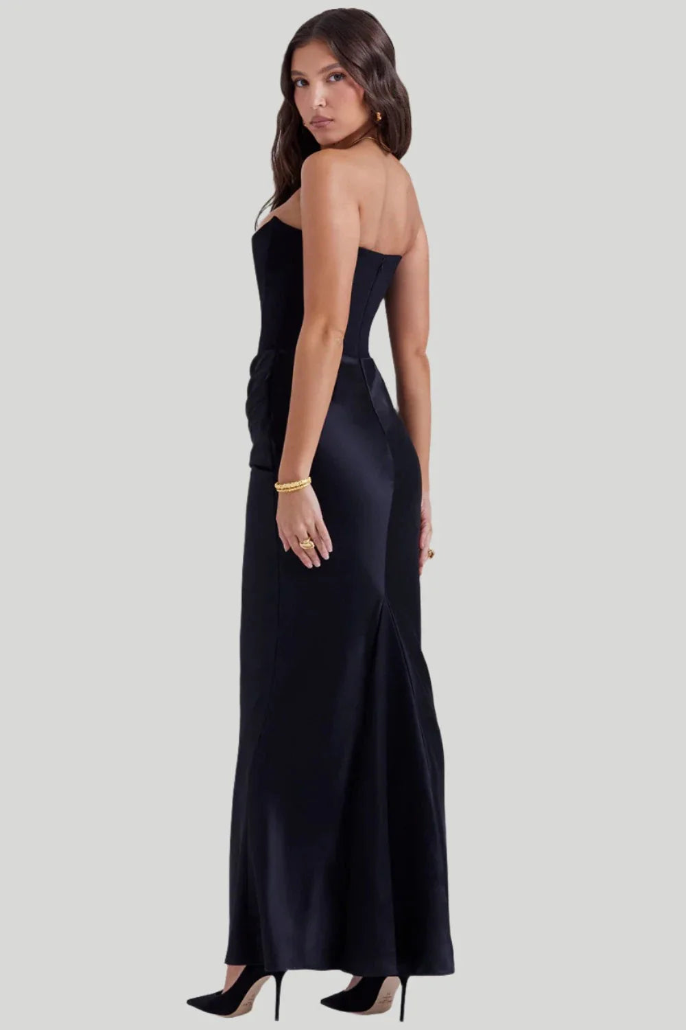 Strapless Elegant Maxi Dress