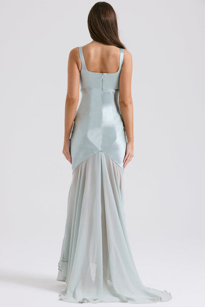 Slim Backband Wrapped Dress